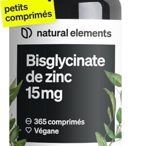 Zinc Bisglycinate Pure 15mg – 365 Vegan Tablets